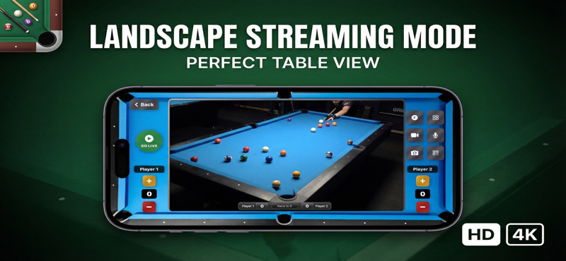 Landscape Streaming Mode